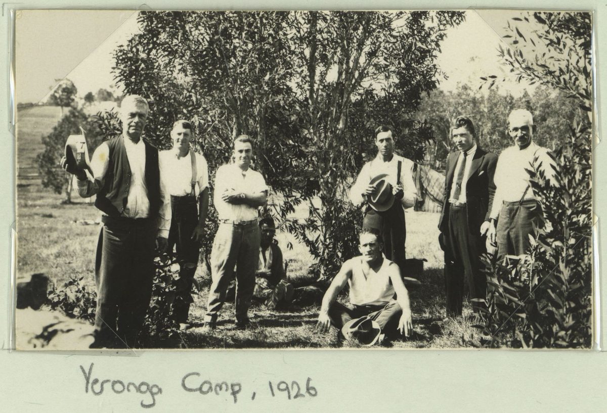 Residents of the Yeronga unemployment camp, Brisbane, 1926