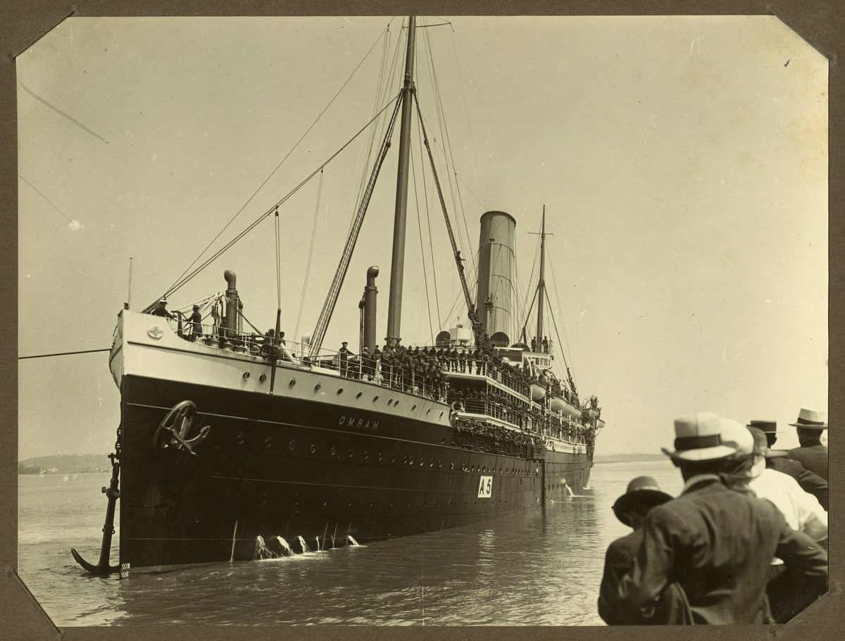 S.S. Omrah, Brisbane (1914)
