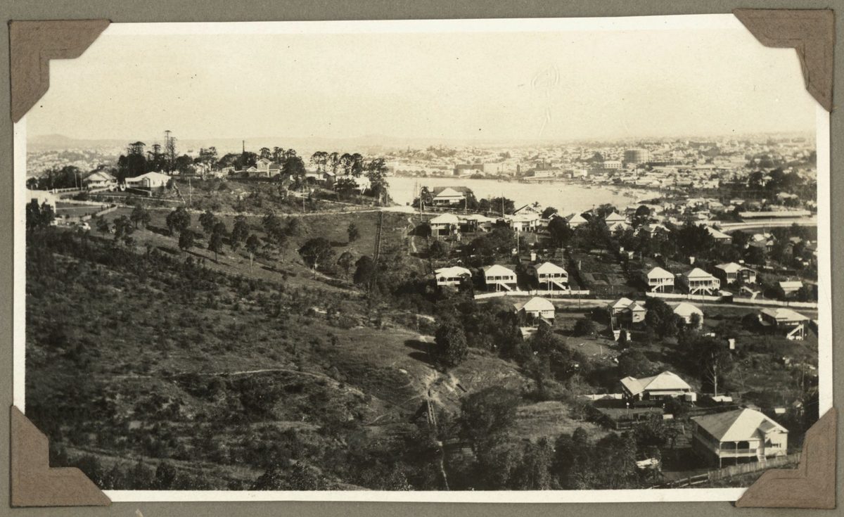 View of Brisbane looking south from Bartley's Hill, Ascot, 1929