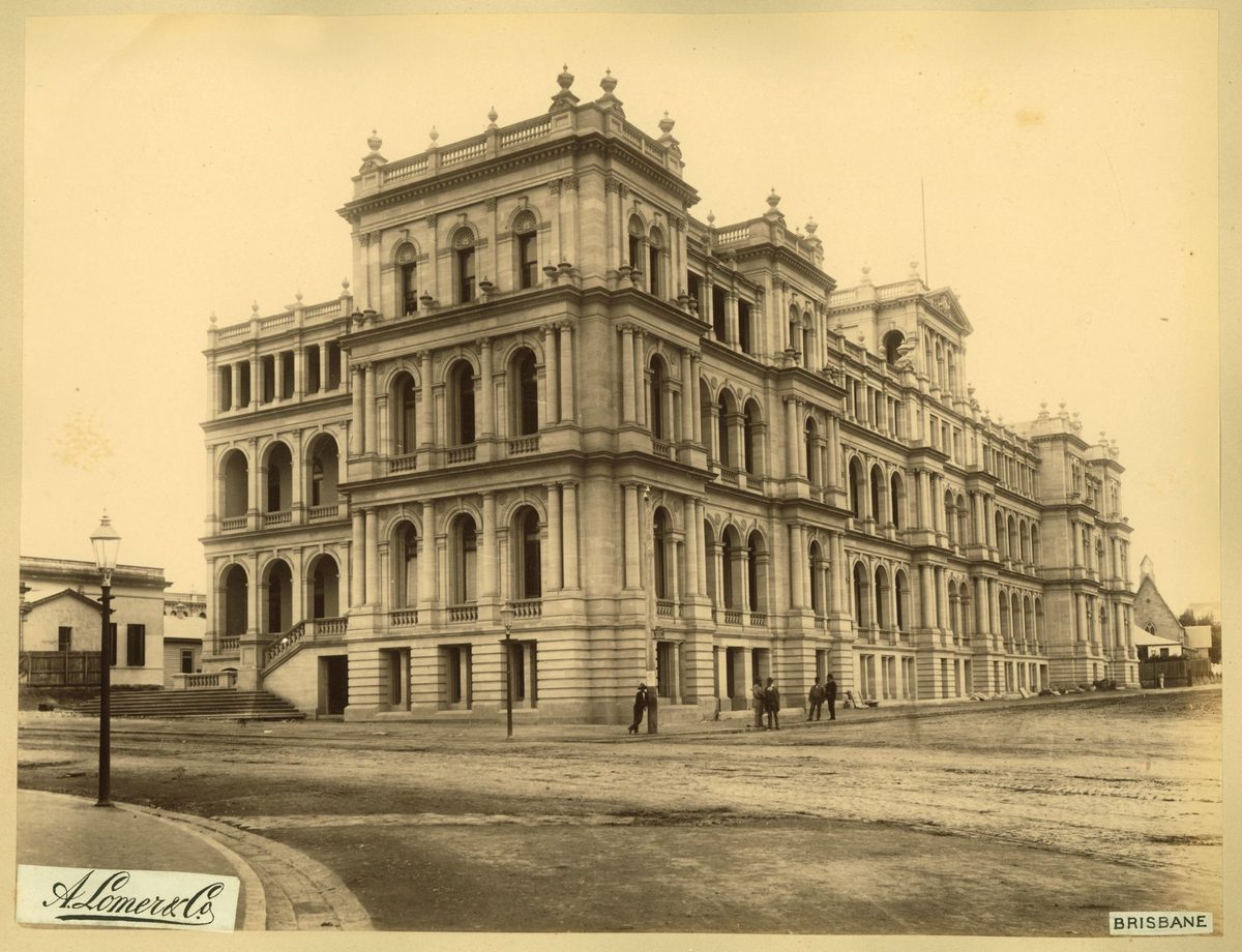 Treasury Building in Queen Street, Brisbane, 1889, Brisbane City