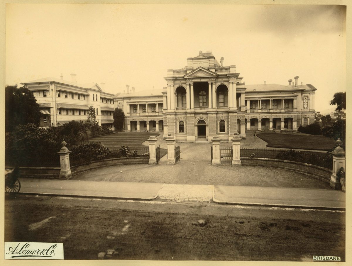 Supreme Court building, Brisbane, 1889, Brisbane City