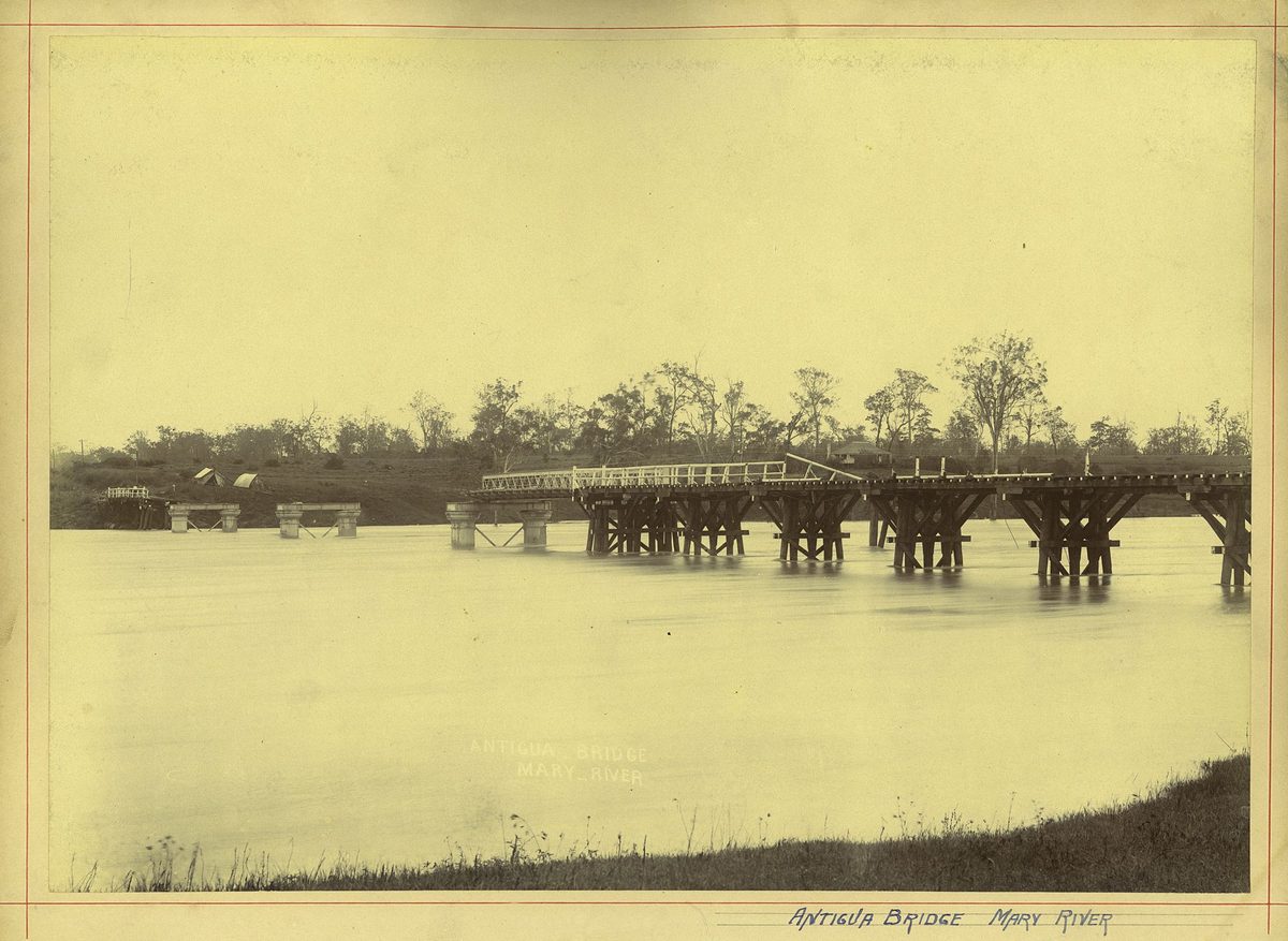 Antigua Bridge over the Mary River, Maryborough Region, 1893, Brisbane