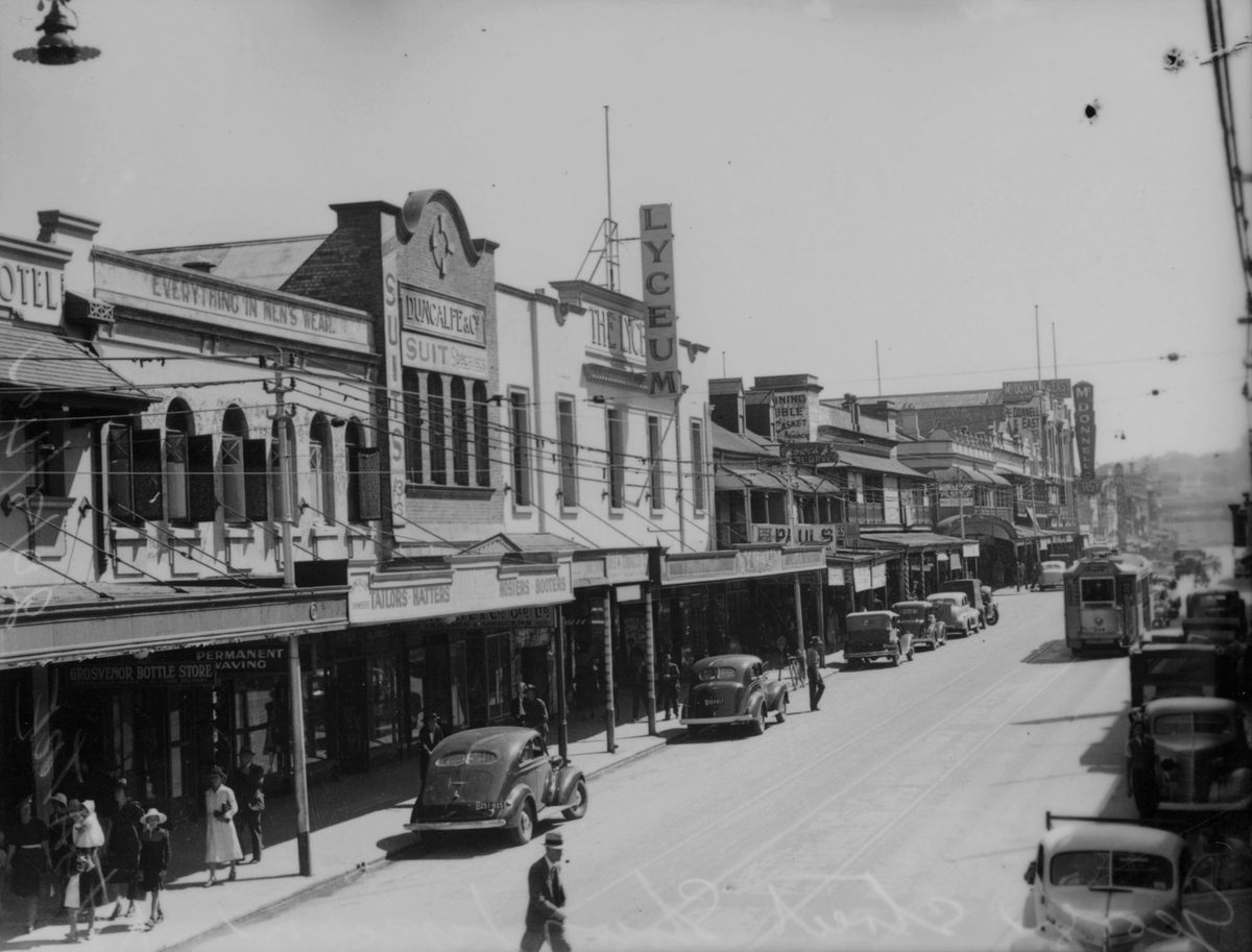 George Street in Brisbane, 1942, Brisbane City