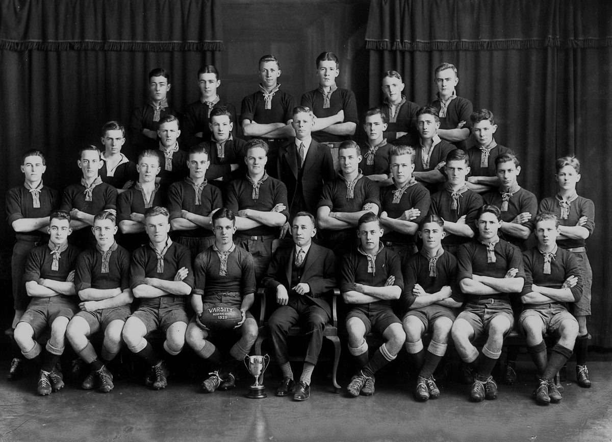 Varsity Reserve Grade footballers, 1929, Brisbane