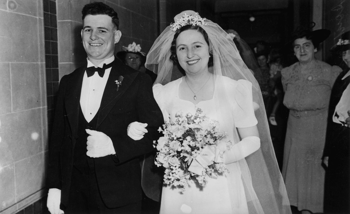 Wedding of Mr & Mrs W. C. Betts, Brisbane (1941)