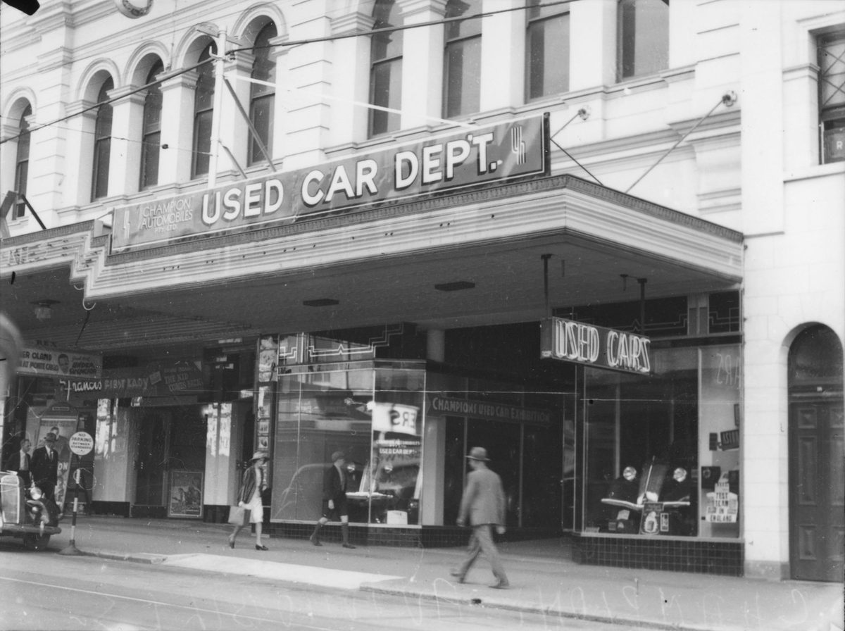 Showrooms of Champion Automobiles, 1938, Brisbane