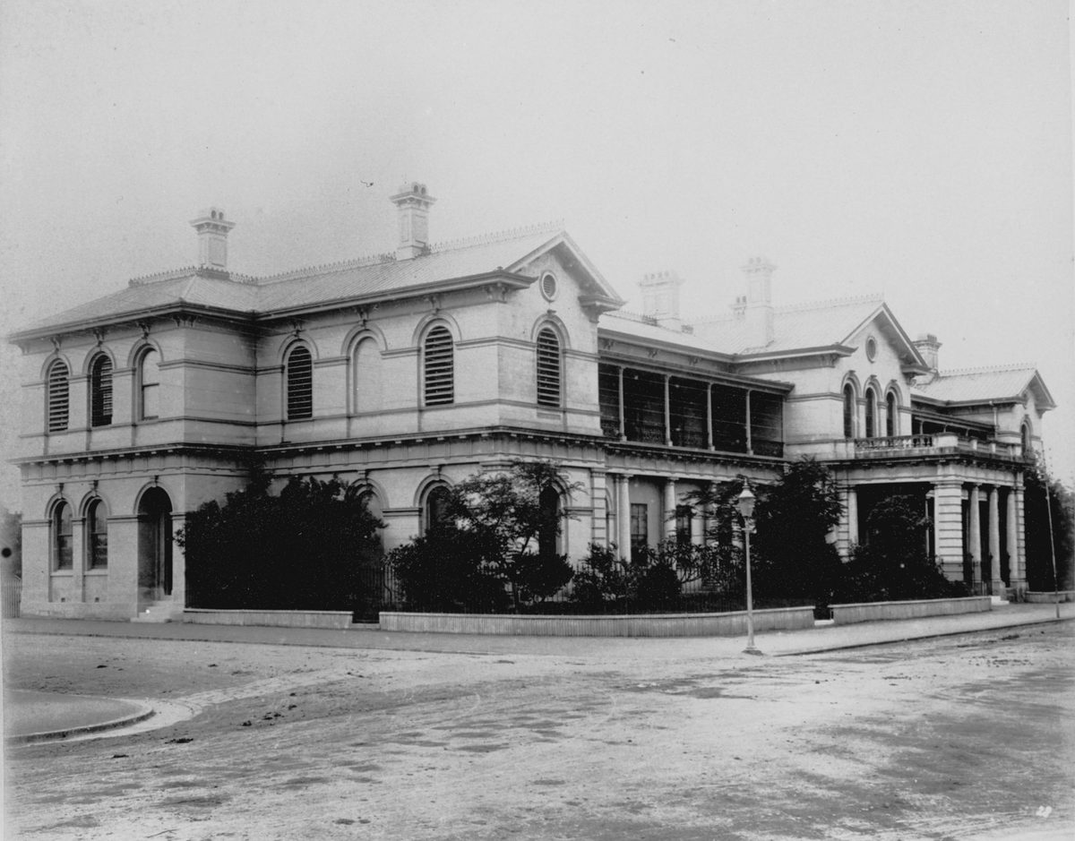 Port Office in Edward Street, Brisbane, 1889, Brisbane City