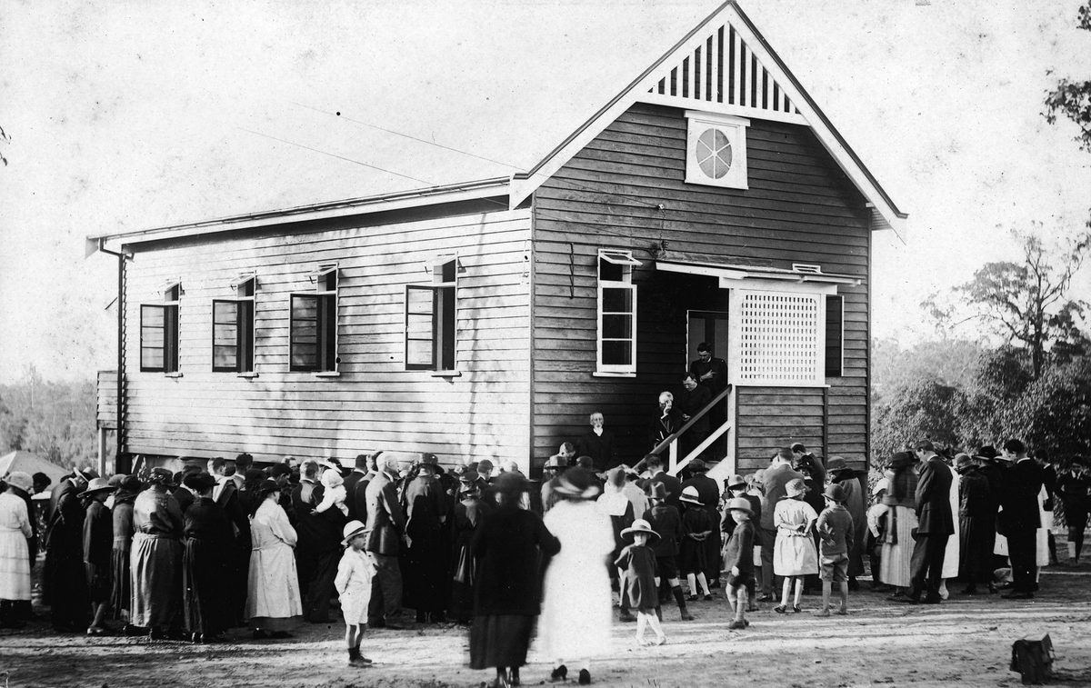 Official opening of Darra Methodist Church on 9 August, 1924