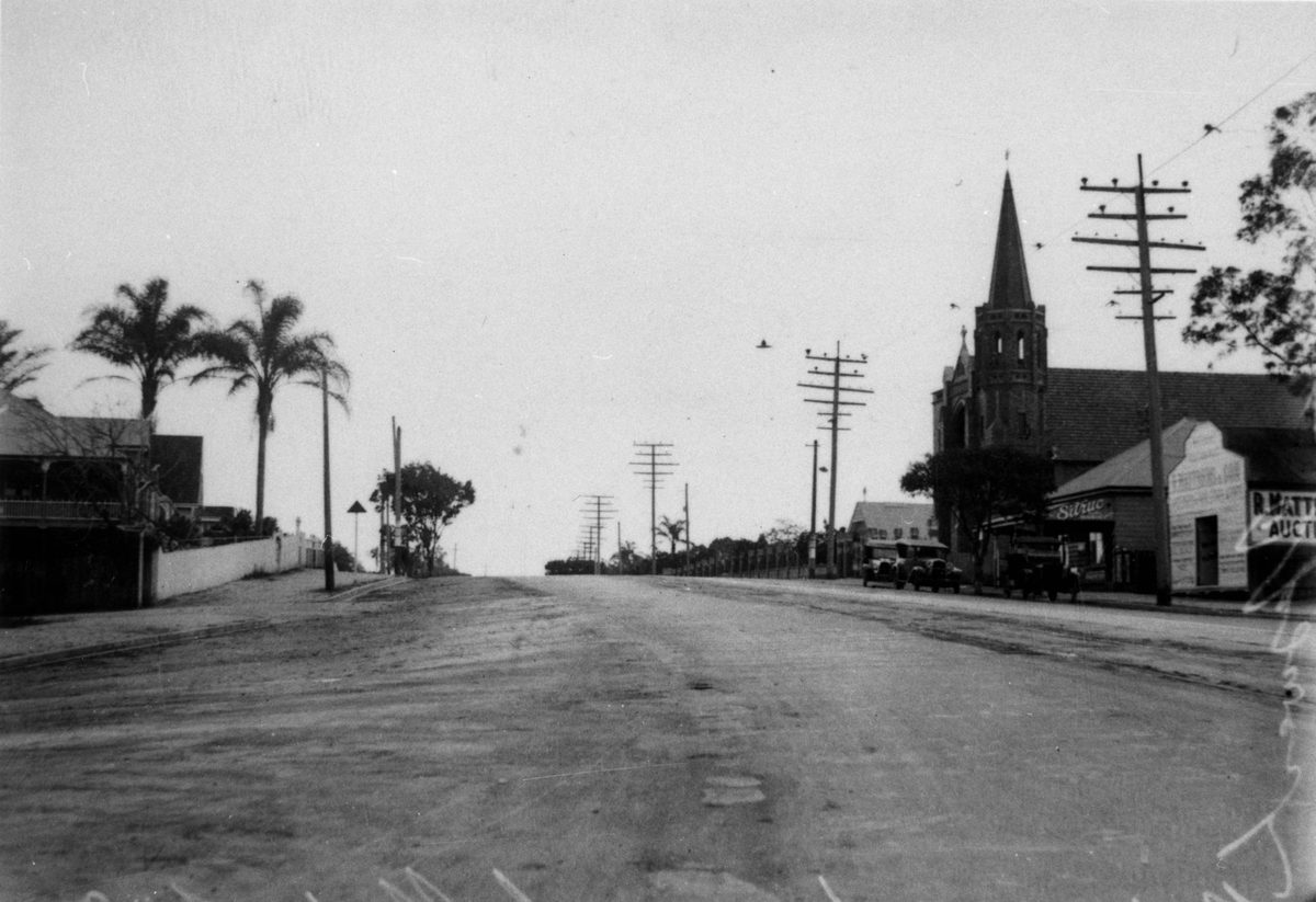 Intersection of Taunton Street and Ipswich Road, Annerley, in 1937