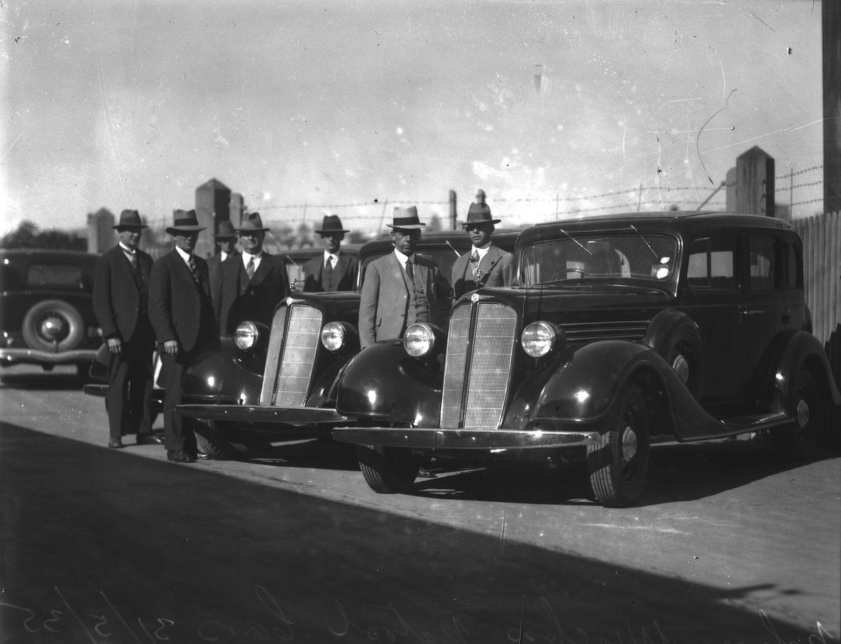 Police wireless patrol cars, 1935, Brisbane
