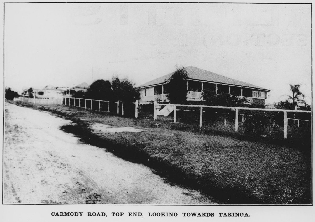 Carmody Road, St. Lucia, Brisbane, 1920, St Lucia