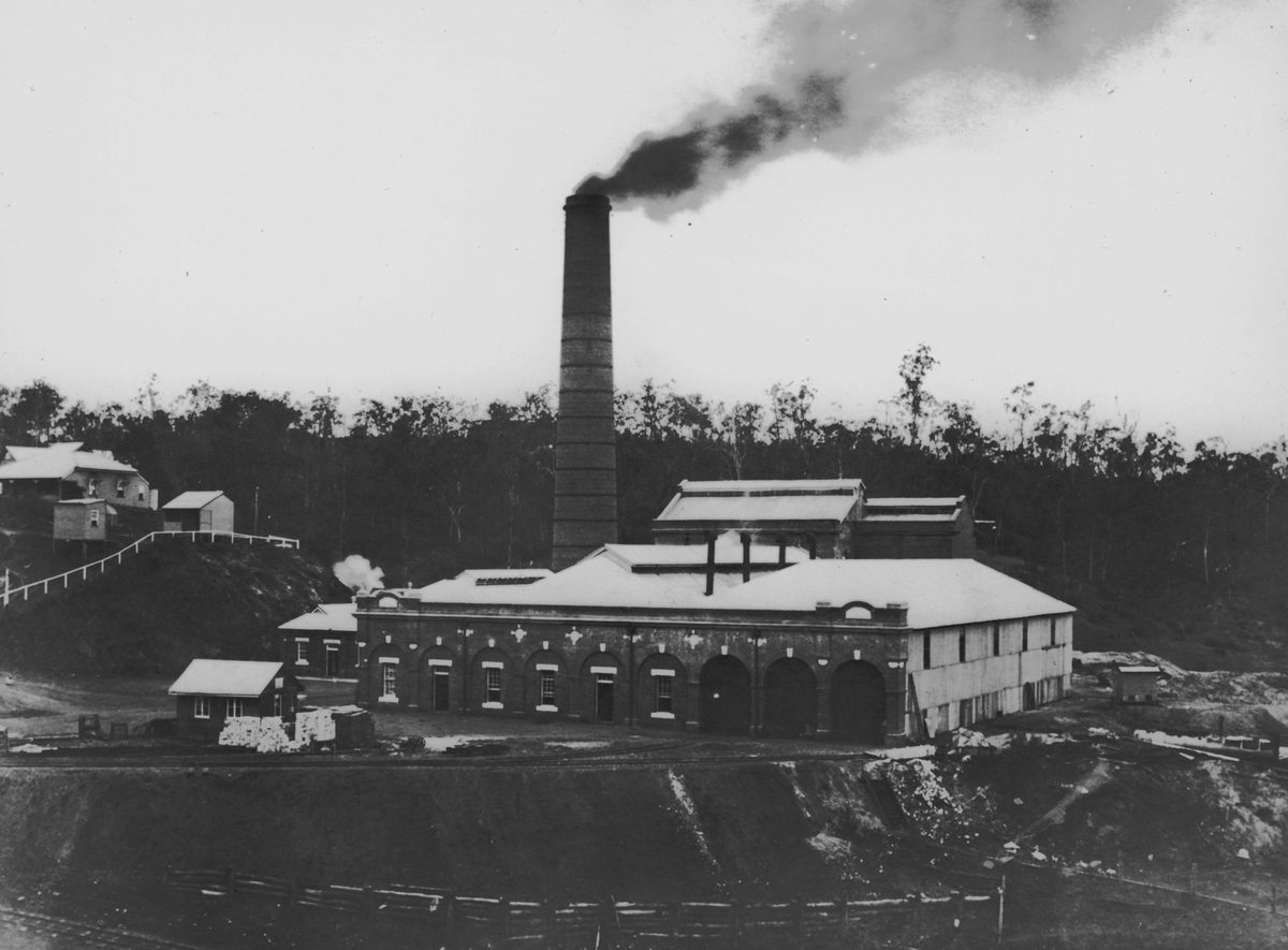 Mount Crosby Pumping Station in 1923