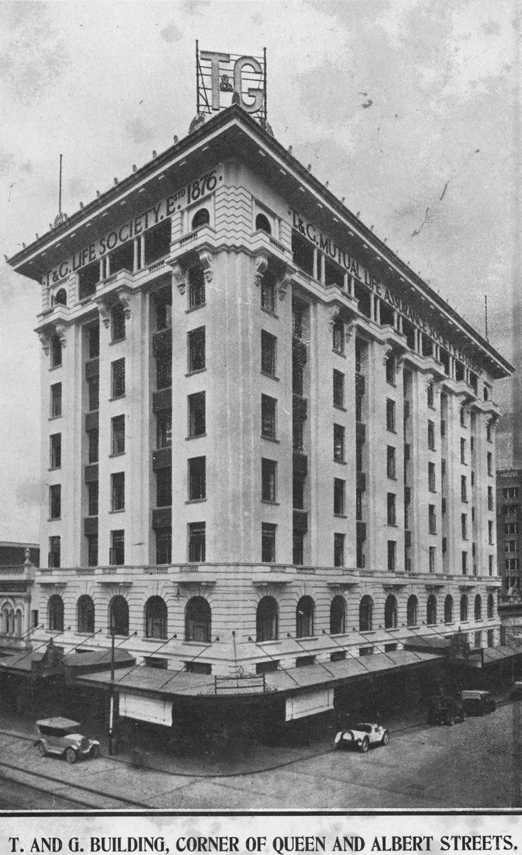 T & G Building, Brisbane, 1926