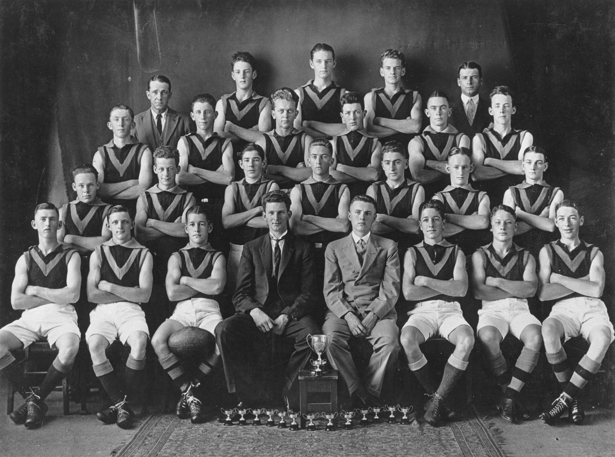 Windsor Australian Rules Football Club team photograph, 1930