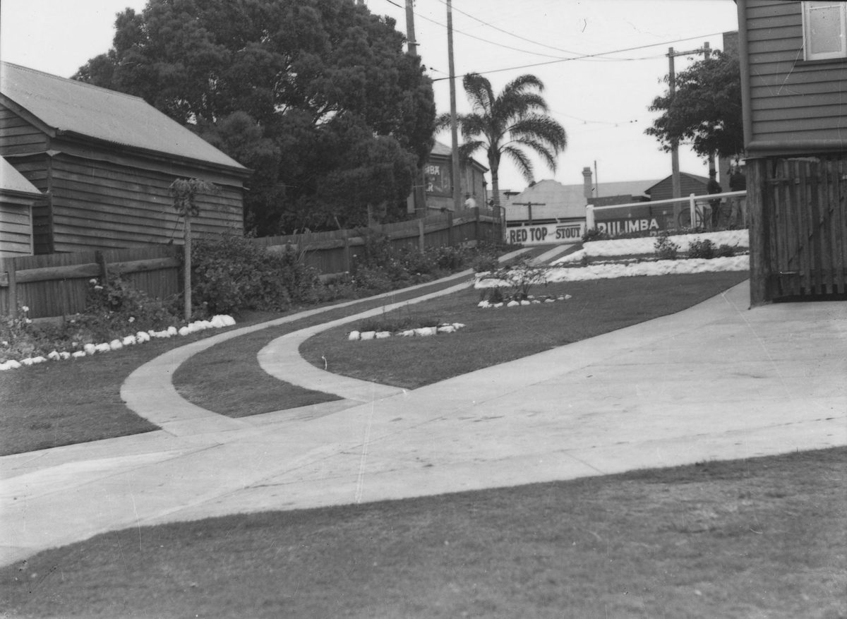 Annerley Police Station yard, 1938