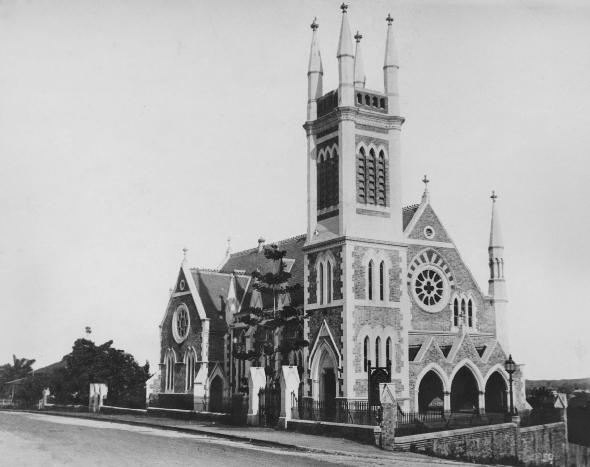 Second Wickham Terrace Presbyterian Church in Brisbane, 1890, Brisbane City