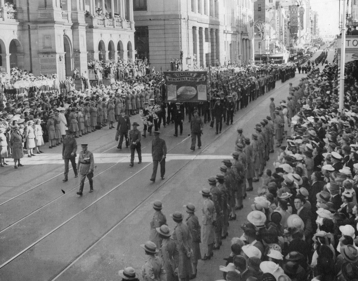 Anzac Day Procession, Brisbane, 1941