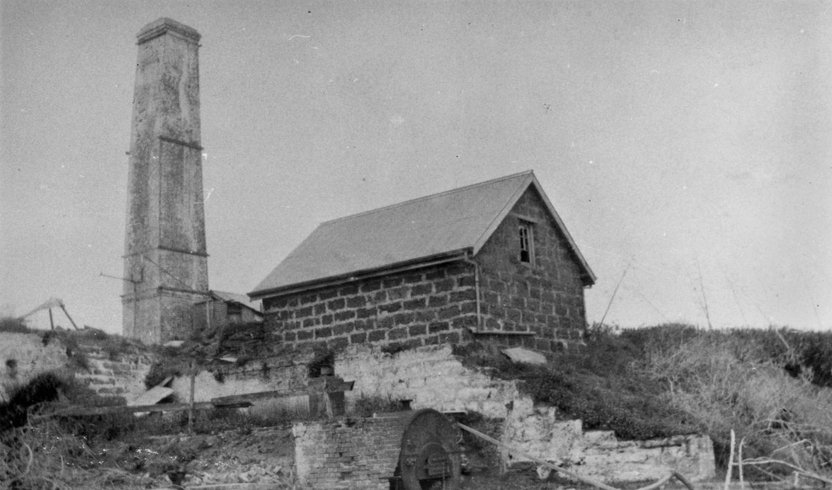 Sugar mill ruins on St.. Helena Island, 1928, St Helena Island
