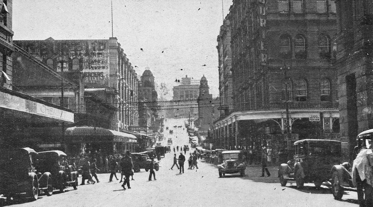 Edward Street, Brisbane, 1930, Brisbane City