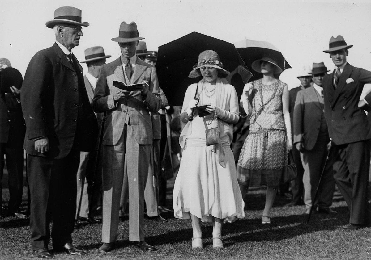 Duke and Duchess of York at Eagle Farm Racecourse, Brisbane, 1927