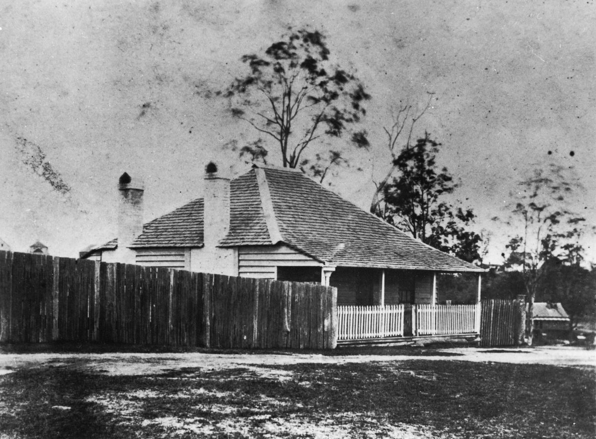 Residence in Gregory Terrace, Spring Hill, Brisbane, in 1864