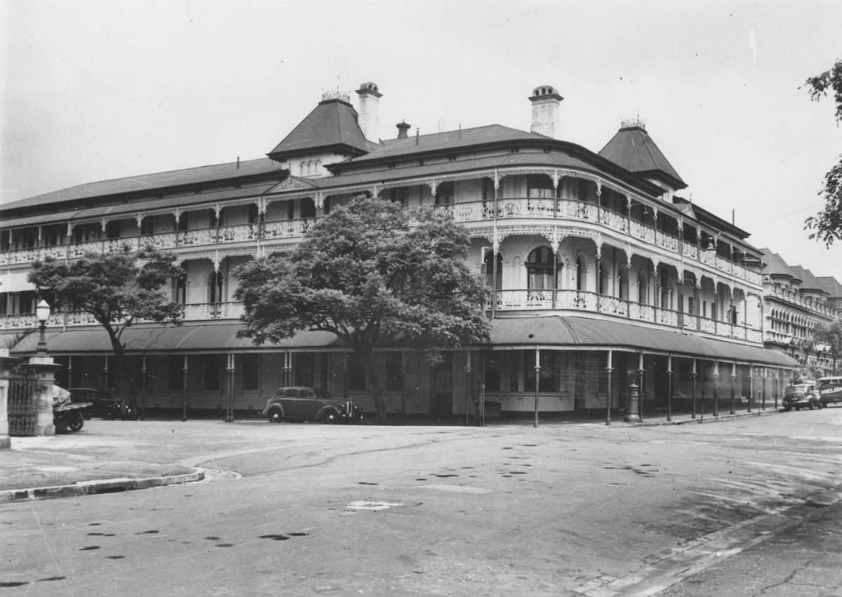 Bellevue Hotel, Brisbane, 1940, Brisbane City