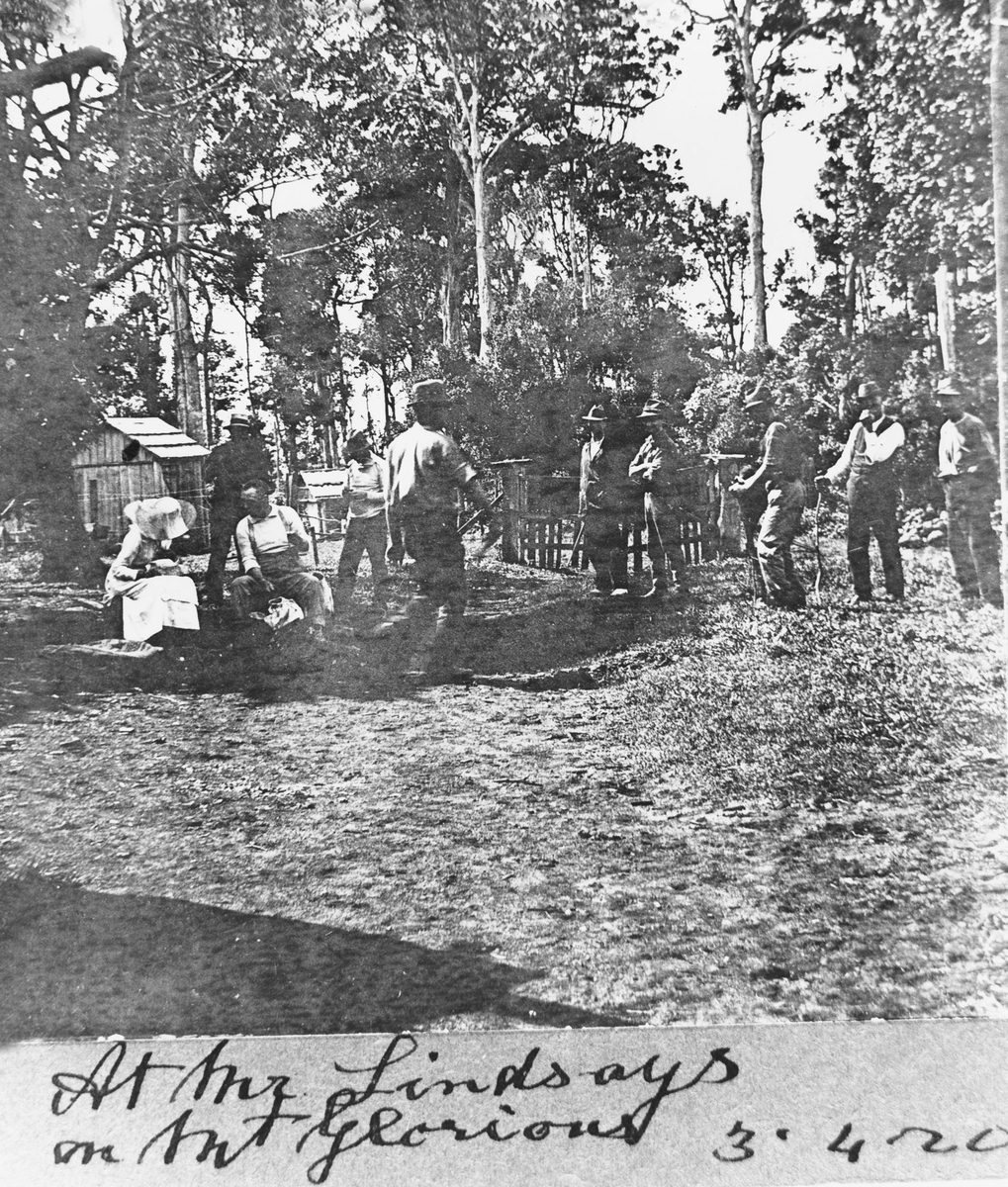 At Mr Lindsays on Mt. Glorious, 1920, Mount Glorious
