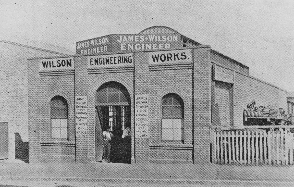 Wilson Engineering Works, Elizabeth Street, Brisbane, 1902, Brisbane City