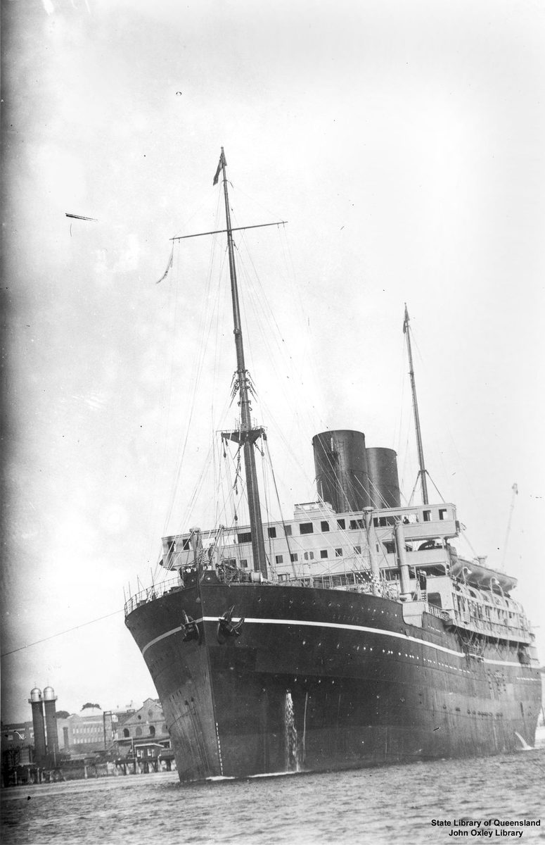 Cathay (ship), Brisbane (1933)