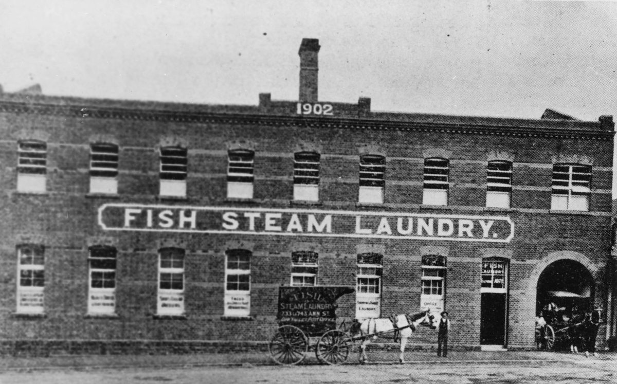Fish Steam Laundry in Fortitude Valley, Brisbane, 1902