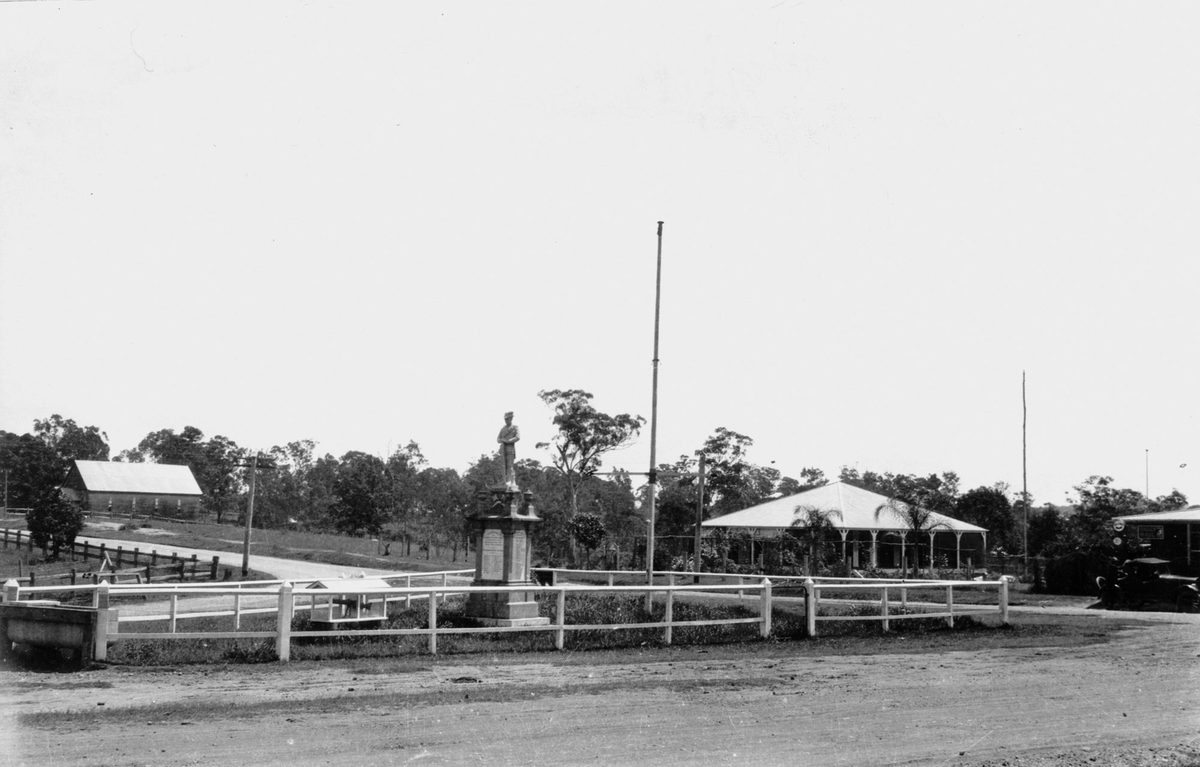 Intersection of Moggill Road and Brookfield Road, Kenmore, Brisbane, 1925