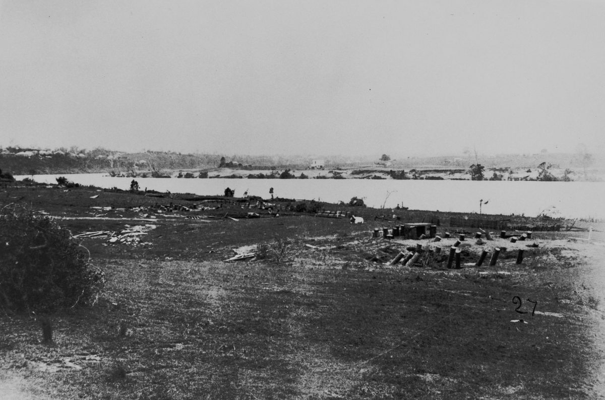 West End after the 1893 Brisbane flood