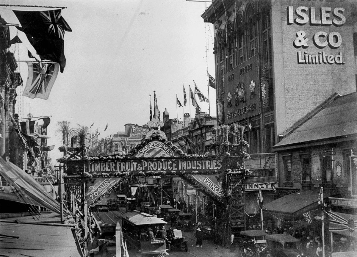 Timber, Fruit & Produce Industries Welcome to Our Prince, Brisbane, 1920