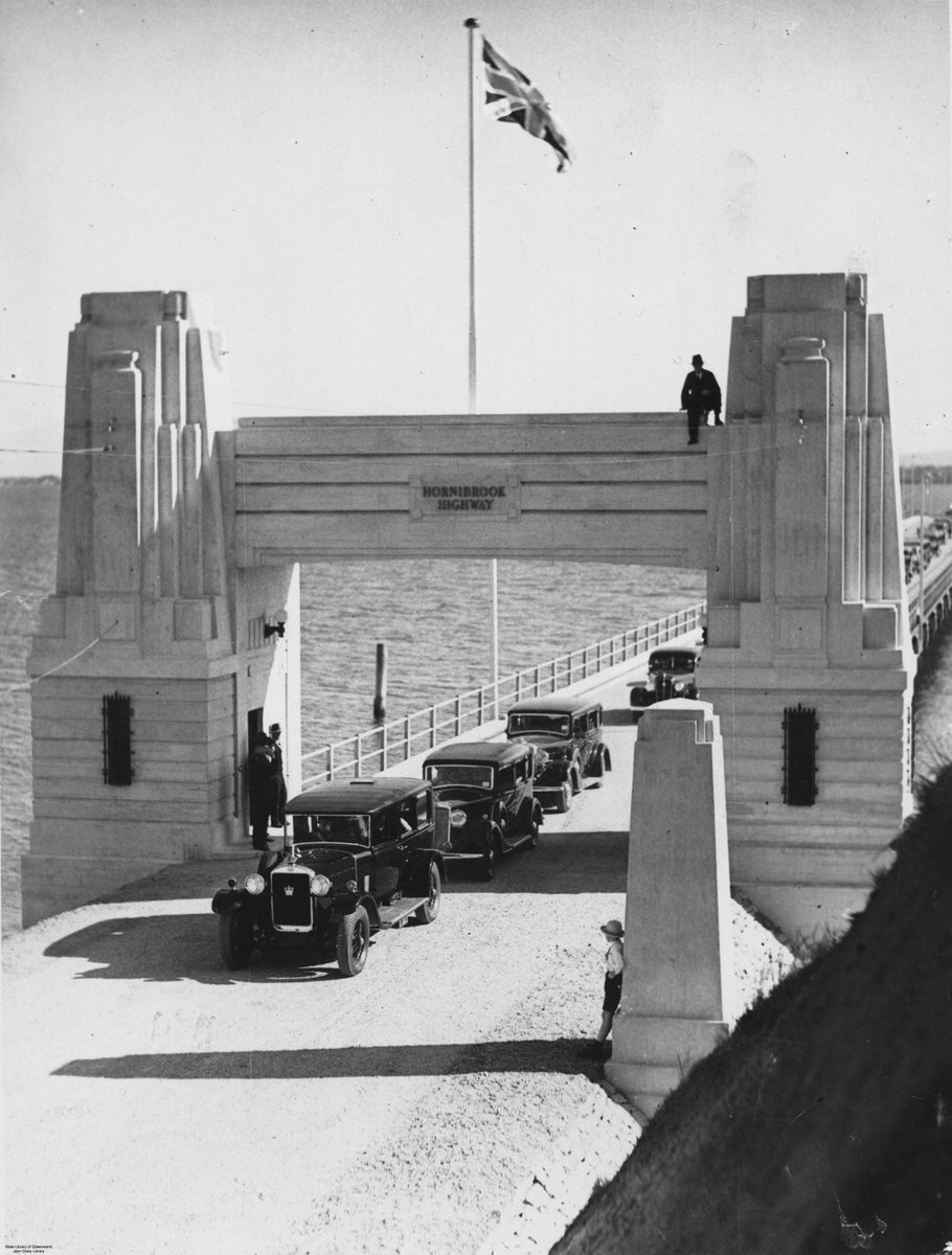 Opening of the Hornibrook Highway, Redcliffe, 1935
