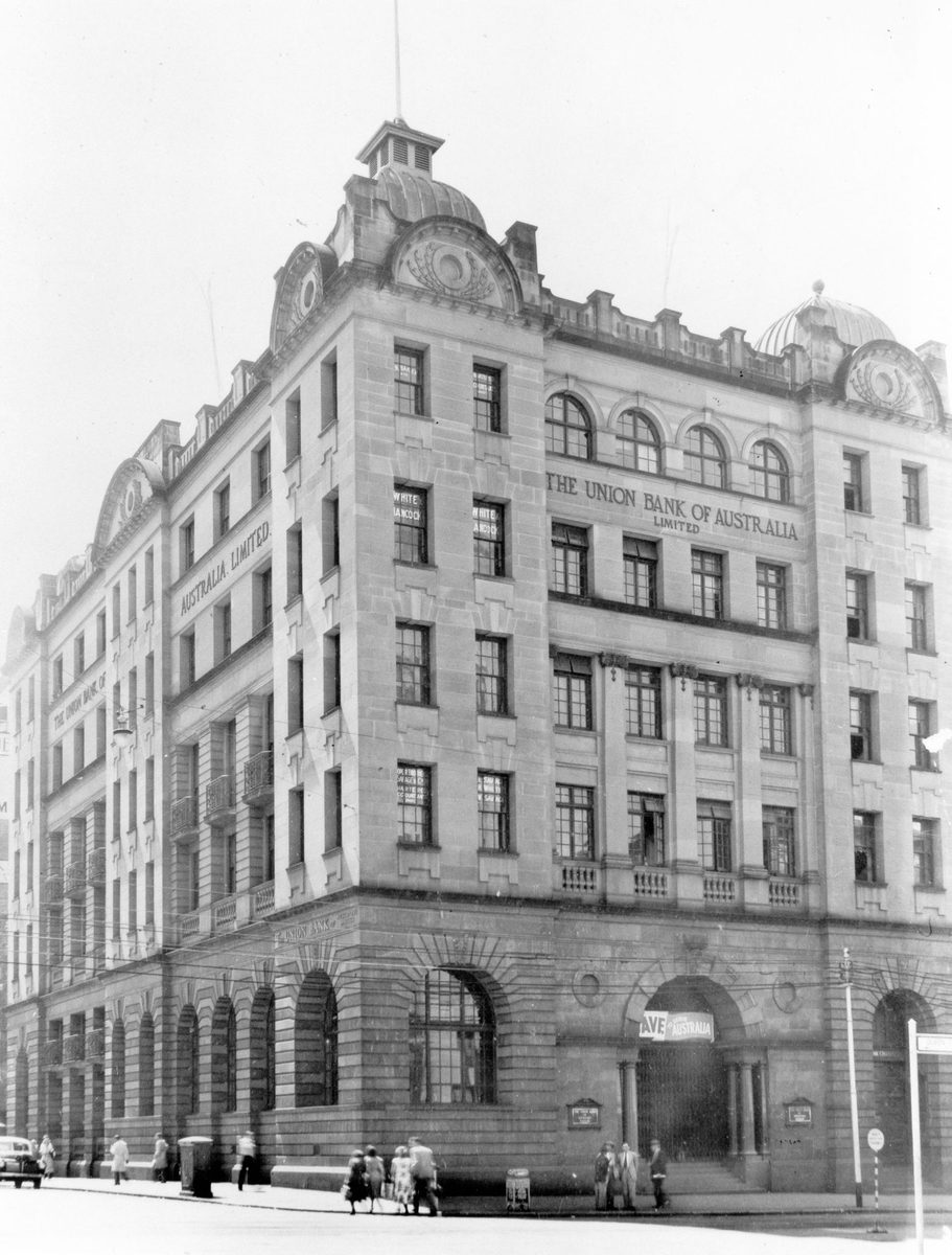 Union Bank building, Brisbane, 1951