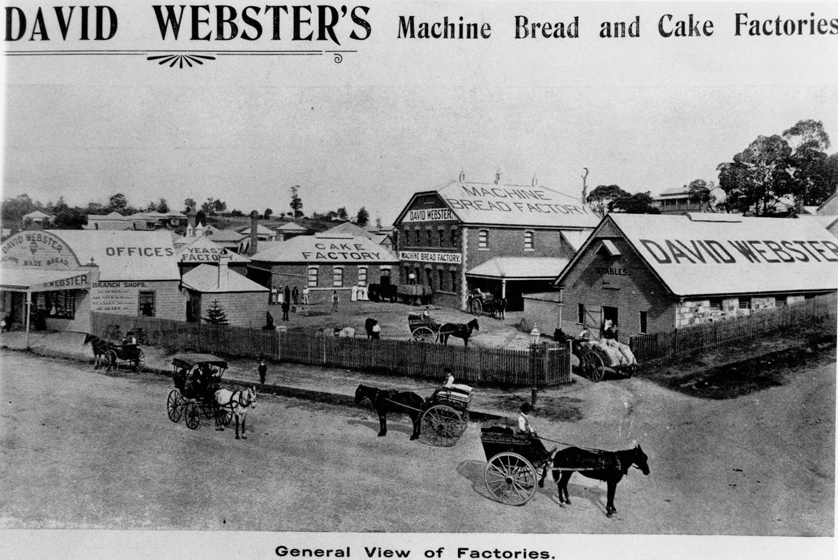 David Webster's Bakery at Dutton Park, Brisbane, 1901