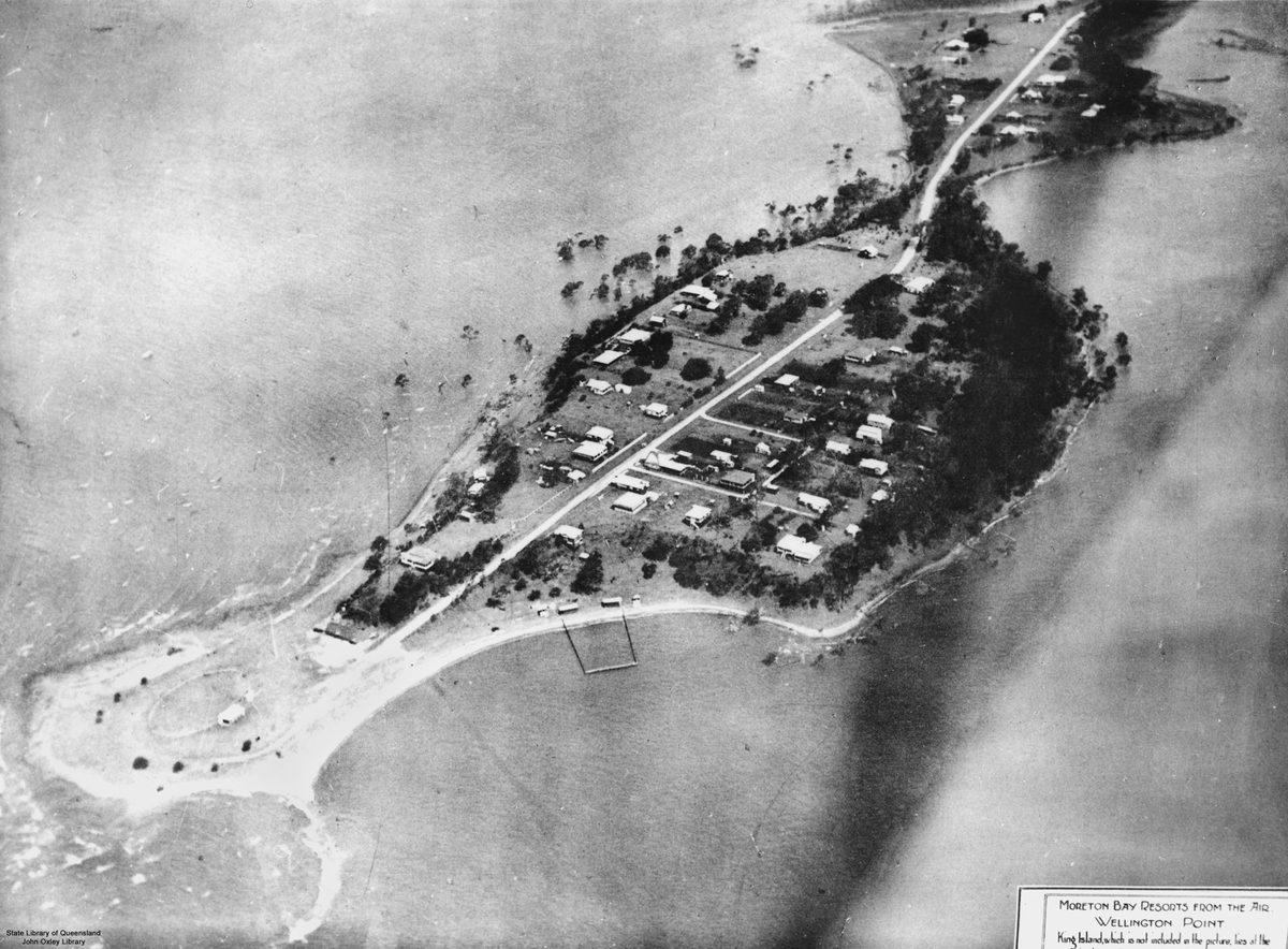 Aerial view of Wellington Point, Queensland, 1929