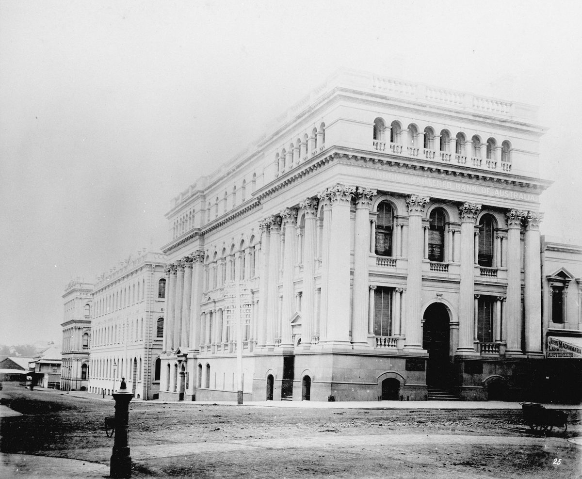 London Chartered Bank of Australiam Brisbane, 1889