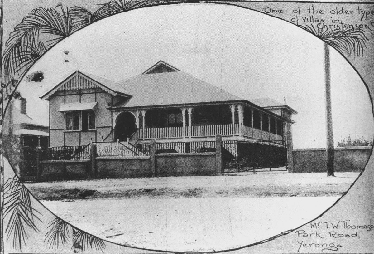 T. W. Thomason's residence in Park Road, Yeronga, 1923