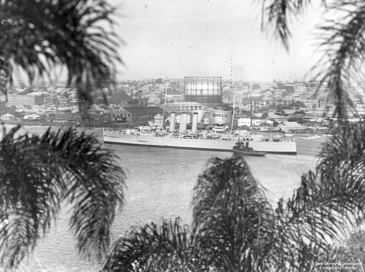 Canberra (ship), Brisbane River (1933)