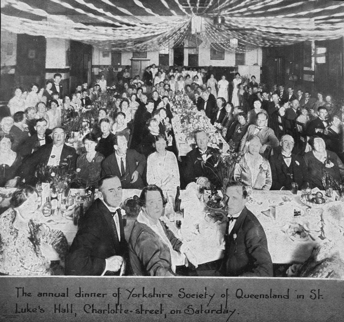 Yorkshire Society of Queensland annual dinner, 1931, Brisbane