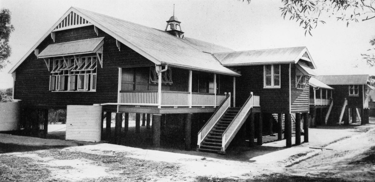 Manly State School showing new additions, Manly 1914