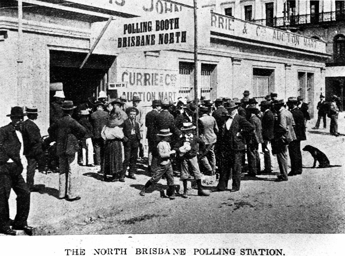 Voting at the Referendum, September 1899, Brisbane City