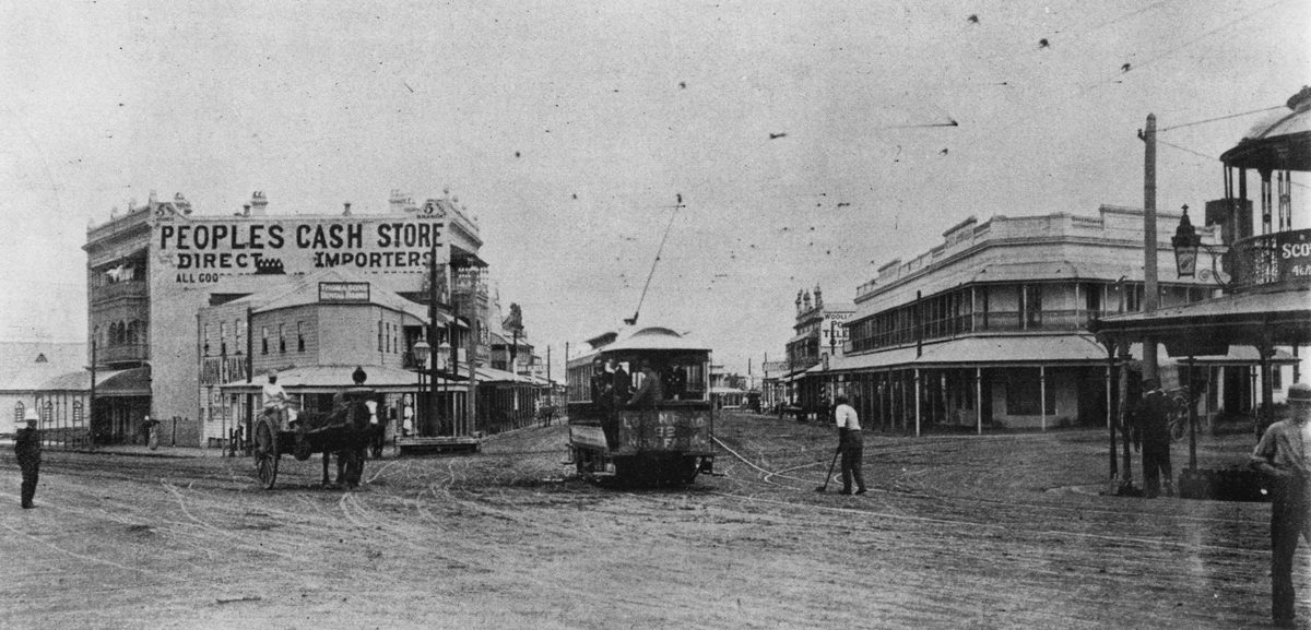 Fiveways at Woolloongabba, 1900