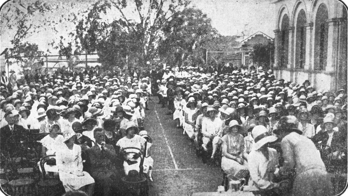 Speech day at Brisbane Girls Grammar School, 1929, Spring Hill