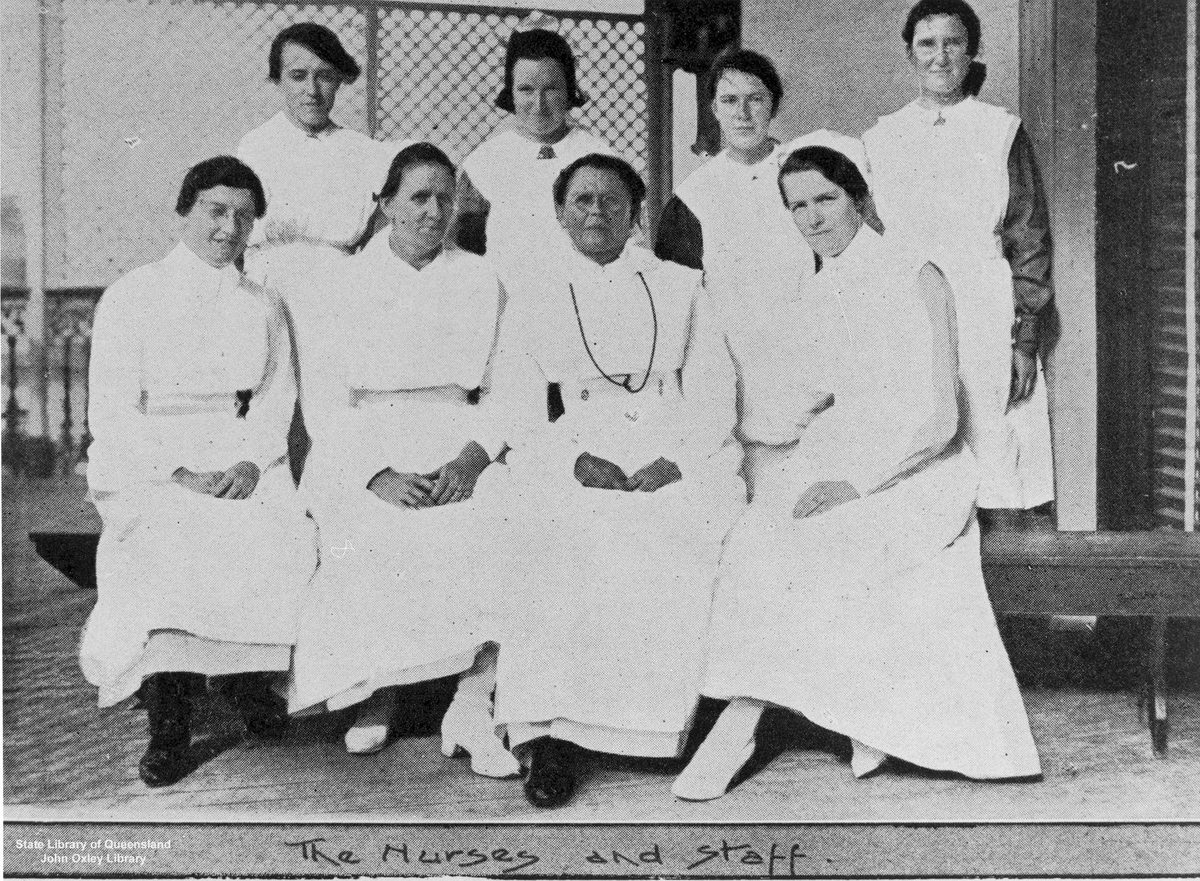 Staff at Alexandra Home, Coorparoo, Brisbane, Queensland, 1921