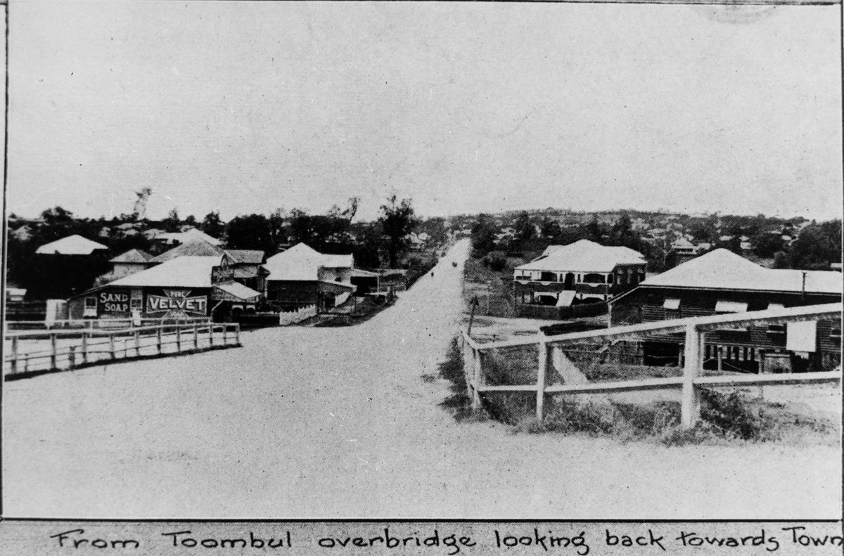 View of Clayfield from the Toombul overbridge, 1921