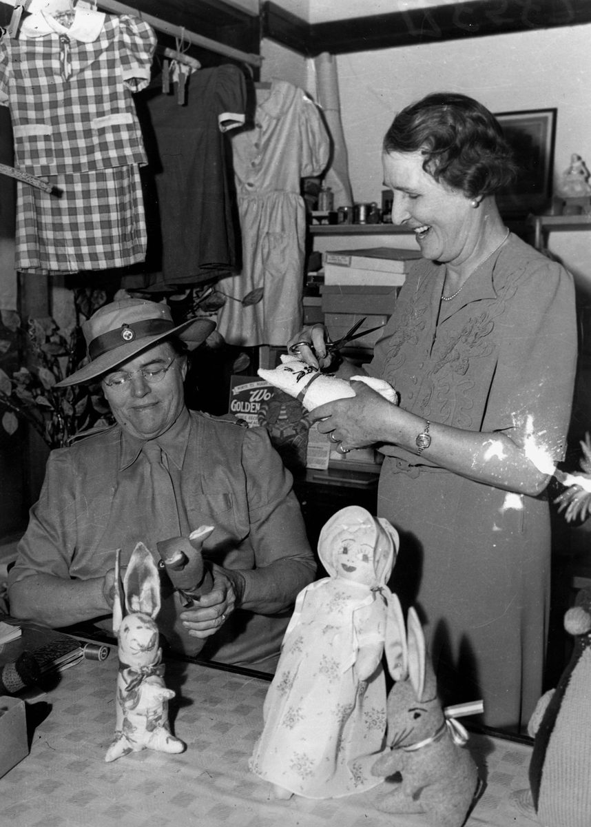 In the Red Cross gift shop, 1942, Brisbane
