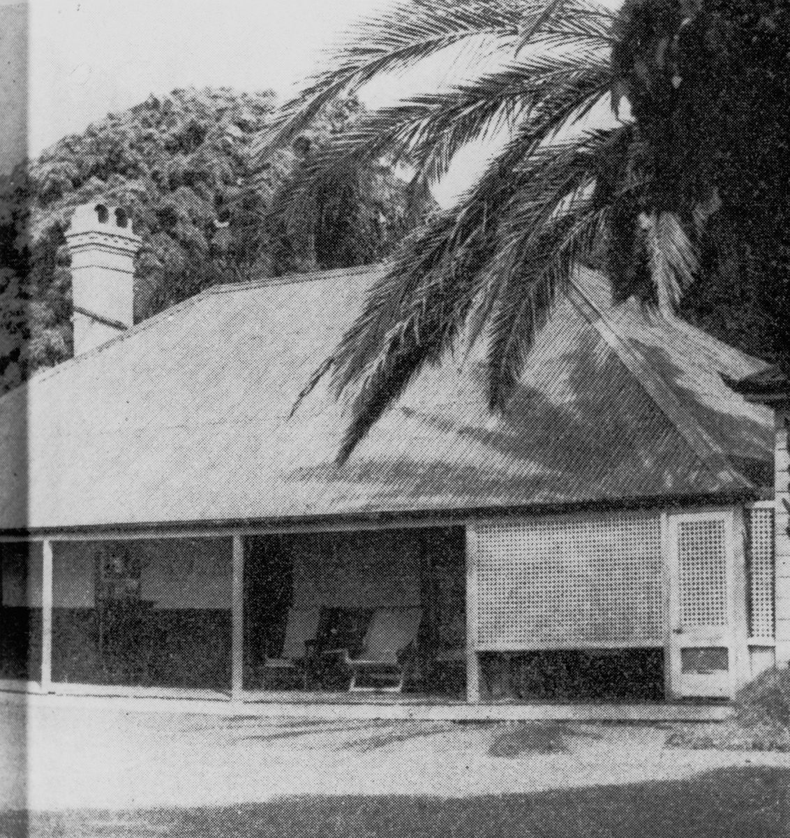 Sandgate's oldest house on Flinders Parade, 1938