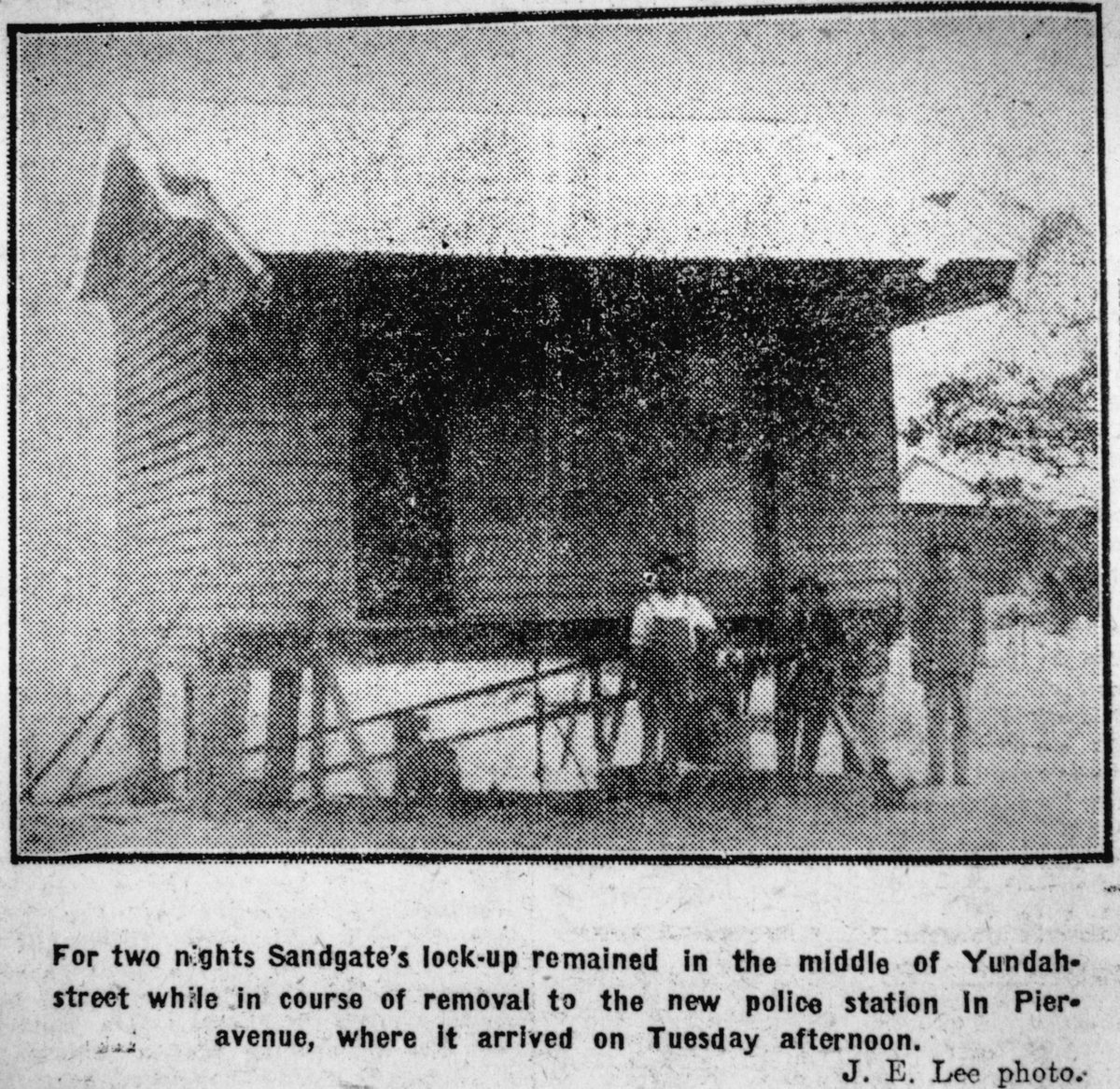 Lock-up at Sandgate on Yundah Street, 1927